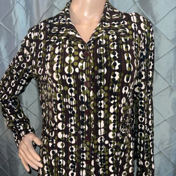 K Studios Sleeveless Full Length Dress and Long‎ Sleeve Blouse Combo Sz. 8 - Picture 3 of 8